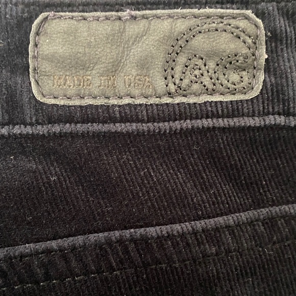 AG Adriano Goldschmied The Ballad Slim Boot Low Rise Jeans Black Wash Sz 28R - Picture 16 of 16